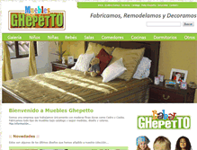 Tablet Screenshot of mueblesghepetto.com